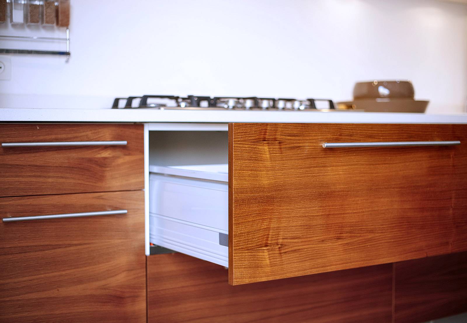 Meuble cuisine détail tiroir